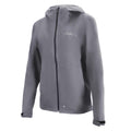CHIBA Rainjacket Damen - wasserdicht, winddicht, atmungsaktiv, hellgrau, Gr. L