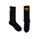 FOX Foxsox Logo Coolmax Radsocken Schwarz S/M, 7 Zoll
