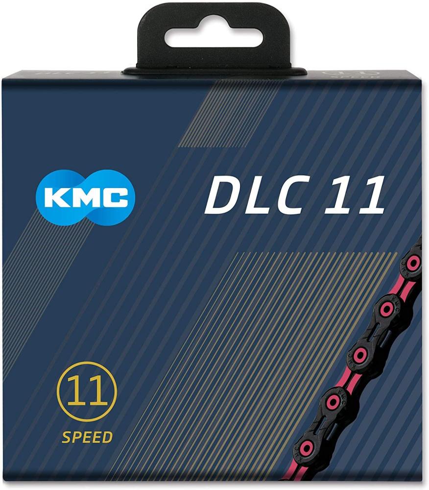 KMC Kette DLC 11 schwarz/pink 11s/118 Gl