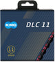 KMC Kette DLC 11 schwarz/pink 11s/118 Gl