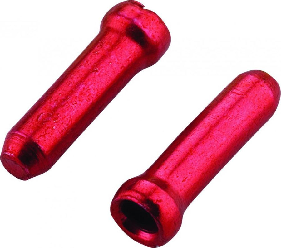 Jagwire Zugendhülsen Crimp 1,8 mm Rot - sauberer Abschluss für Brems- und Schaltzüge