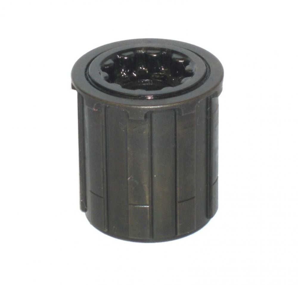 SHIMANO Freilaufkörper FH-RM40/M475 9/8-fach, robustes schwarzes Ersatzteil für zuverlässigen Fahrradantrieb.
