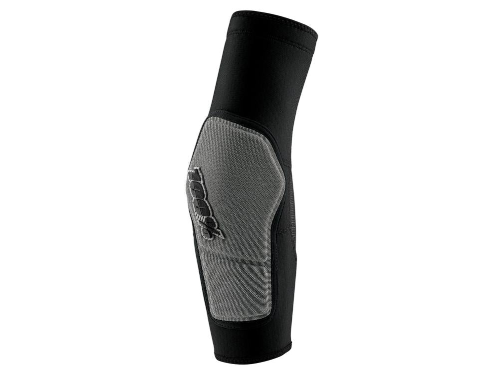 100% Ridecamp elbow pads M black/grey - leichter Ellbogenschutz mit Top-Komfort