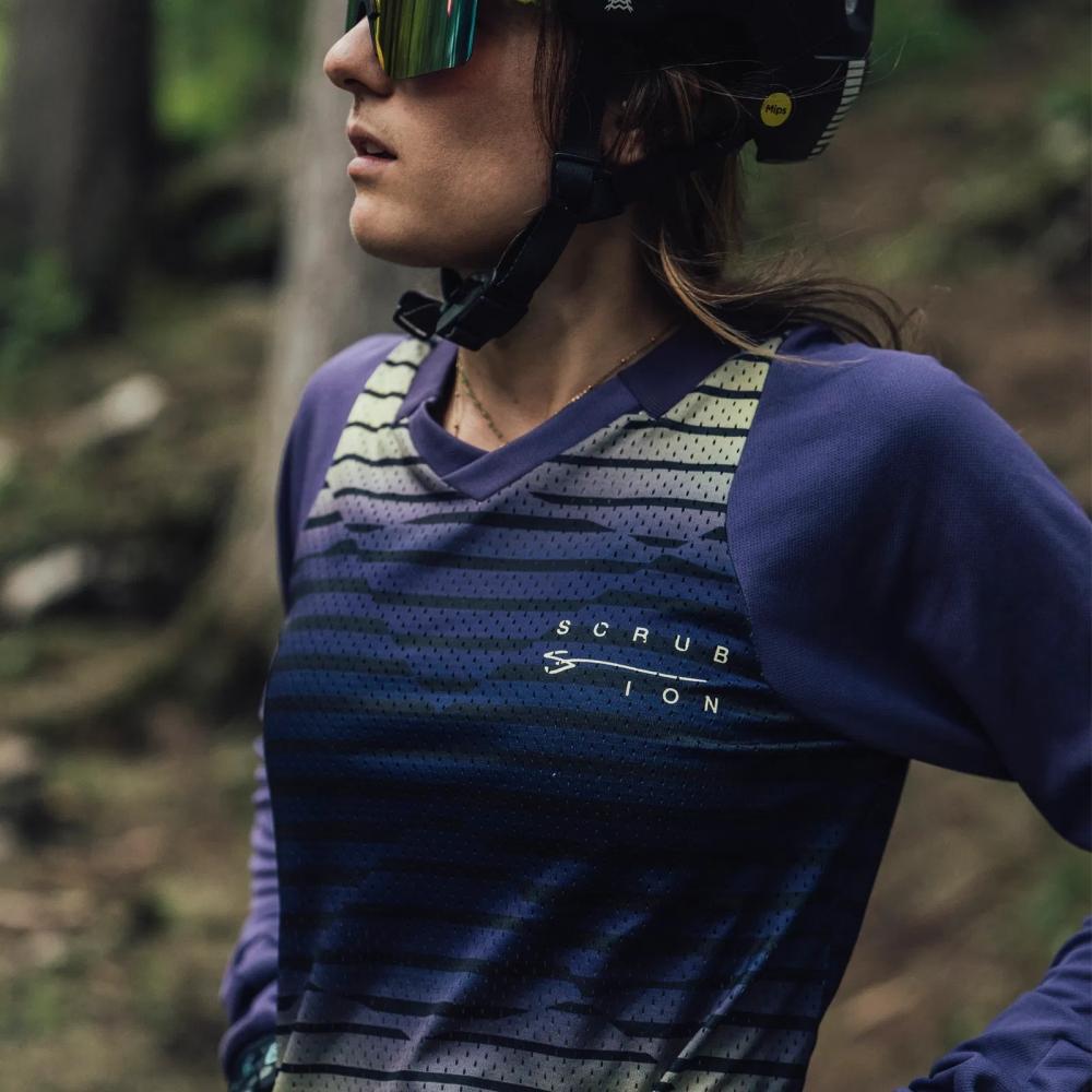 ION Bike ION MTB Jersey Long Sleeve Scrub Women 40/L 47233-5024 - MTB Jersey Langarm Scrub Damen