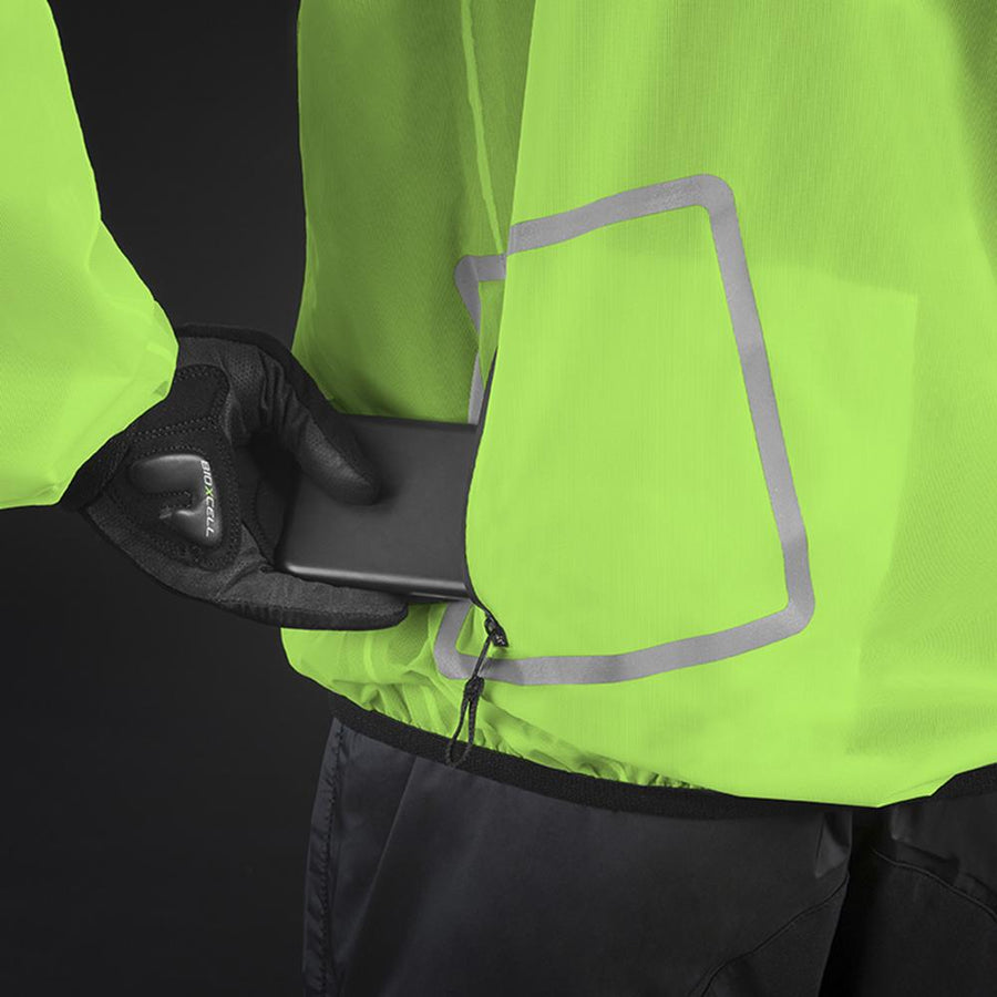 CHIBA Race Performance Jacke - neongrün, XXL, wasserdicht & atmungsaktiv