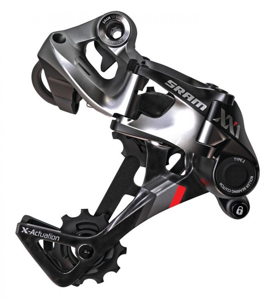 SRAM Schaltwerk X-Horizon XX1 Type 2.1 schwarz-rot - präzises 1x11 MTB-Schalten