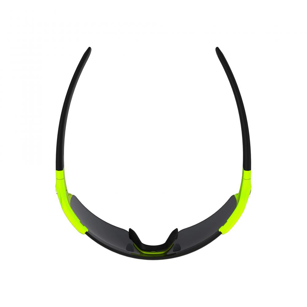 BBB Cycling Sportbrille FullView matt neon gelb - maximale Sicht und Schutz