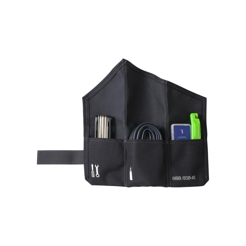 BBB Cycling BBB Satteltasche RollPack 14x9x2cm 0,55L schwarz - kompakte, wasserdichte Rahmentasche