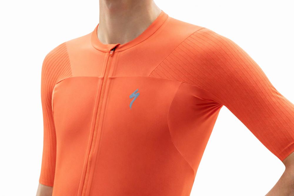 SPECIALIZED S-Works Race-Trikot Herren Fiery Red Größe XL - Aerodynamisches Rennrad-Trikot