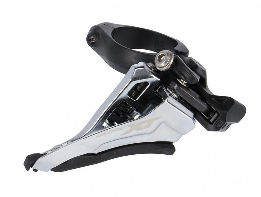 SHIMANO DEORE XT FD-M8100 Umwerfer 2-fach Schelle mittig Front-Pull - präzise MTB-Schaltperformance
