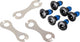 SHIMANO Befestigungsschrauben Bremsscheibe BR-M395 HR - inkl. Unterlegscheibe, Rot