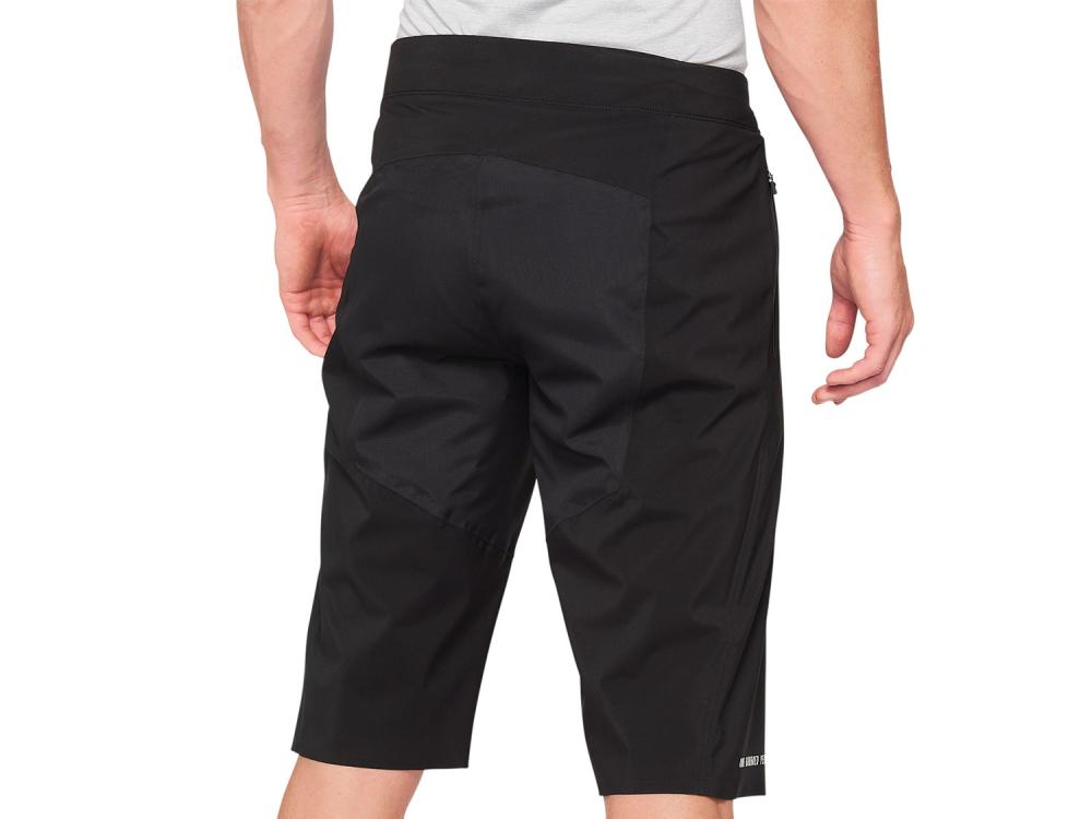 100% Hydromatic Short (SP21) 38" black - wasserdichte MTB-Short für widrige Bedingungen