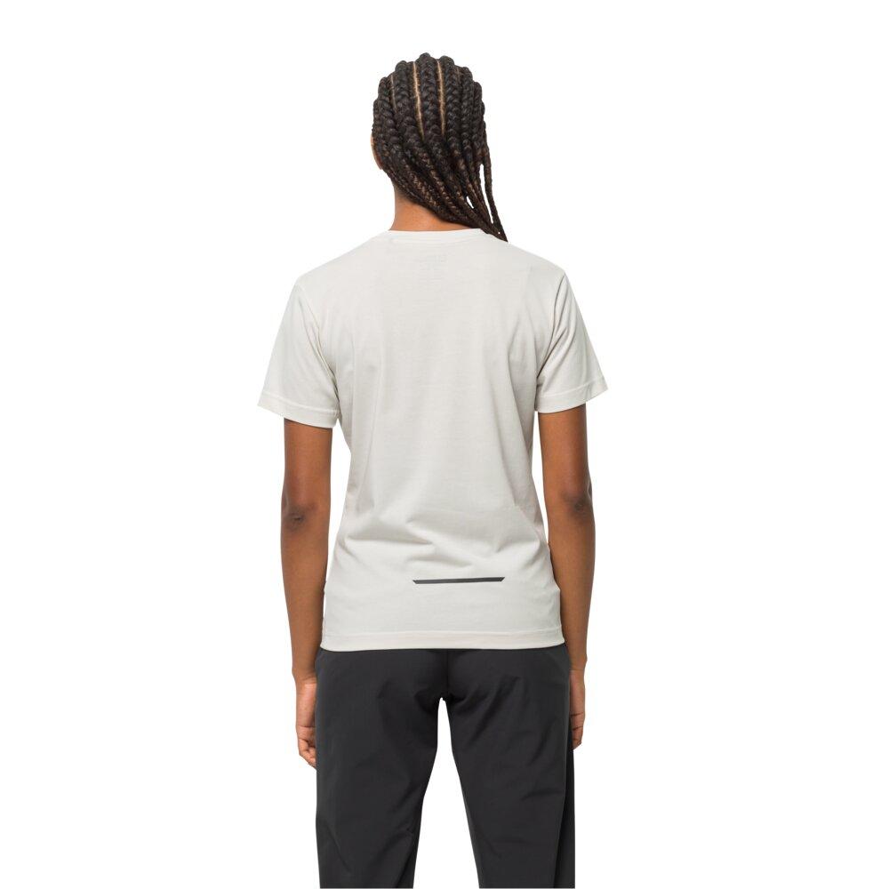 Jack Wolfskin Bike Commute T W Synthetic Fiber T-Shirt Shortsleeve Silver Cloud Größe L