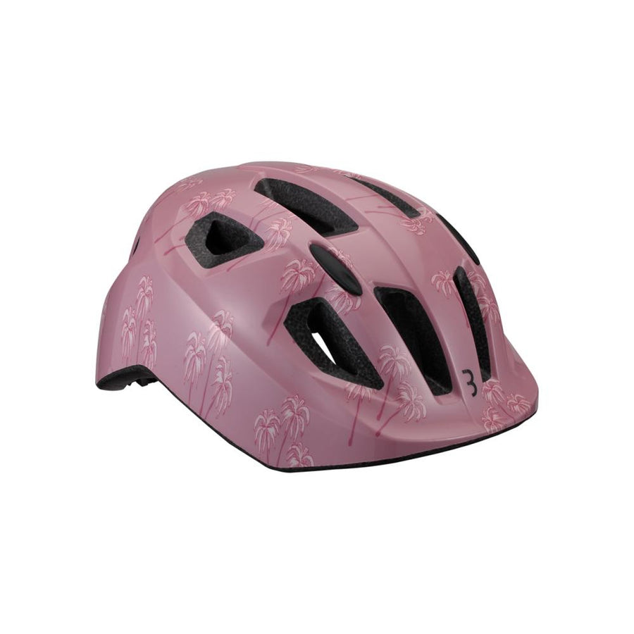 BBB Cycling BBB helm Hero M (52-56cm) M pink palmtrees - sicherer Kinder-Fahrradhelm mit Top-Belüftung