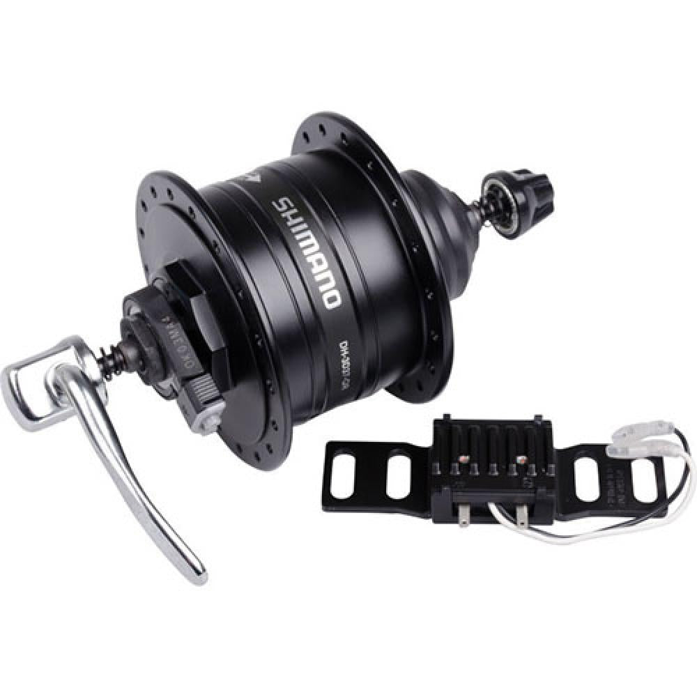 SHIMANO Nabendynamo DH-3D37 6 Volt/3 Watt 36 Loch Center-Lock Schwarz