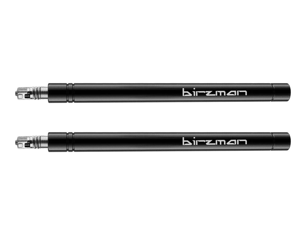 Birzman Ventilverlängerung 40 mm Set mit Ventilkern Schwarz - für hohe Felgen