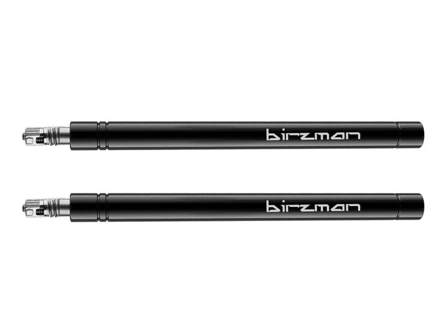 Birzman Ventilverlängerung 40 mm Set mit Ventilkern Schwarz - für hohe Felgen