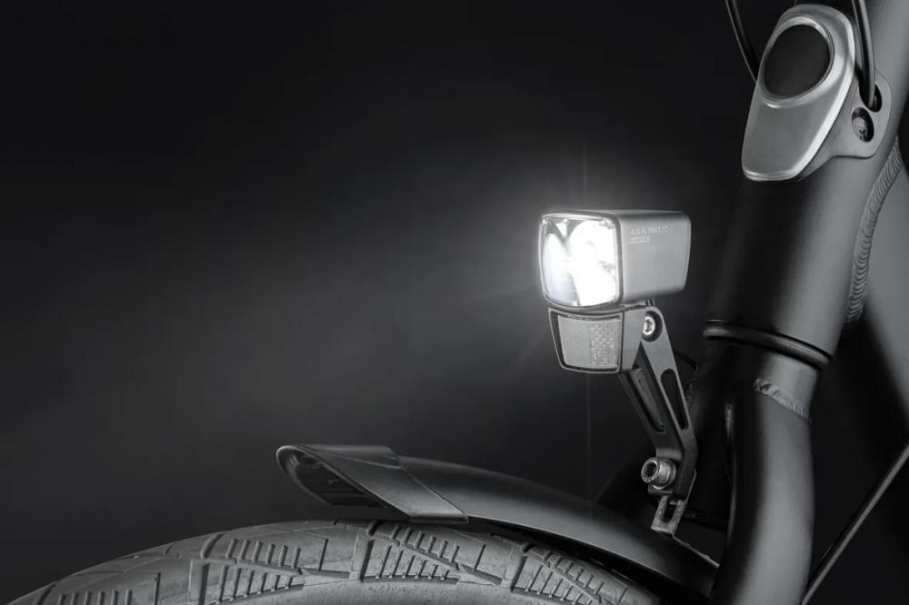 AXA NXT 30 E-Bike-Scheinwerfer 6-48V - 30 Lux LED-Frontleuchte mit Reflektor