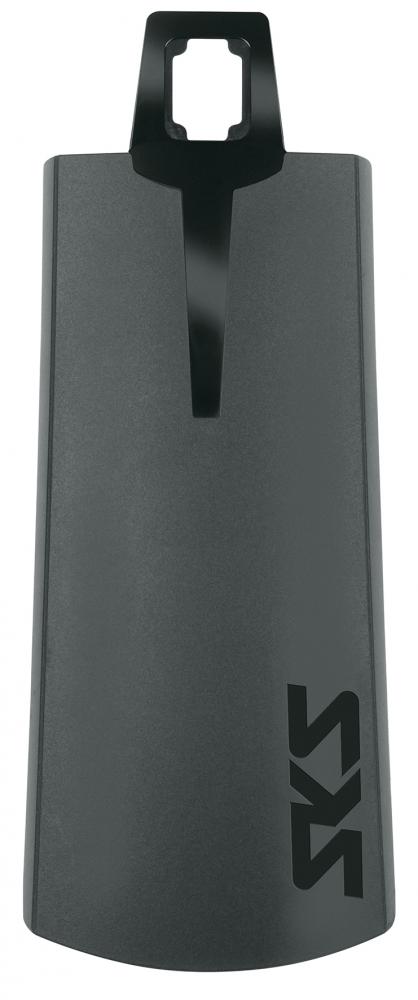 SKS Spoiler Bluemels Style 65mm: Flexible Schutzblechverlängerung für kantige Profile - verlängert um bis zu 137mm inklusive Befestigungsmaterial