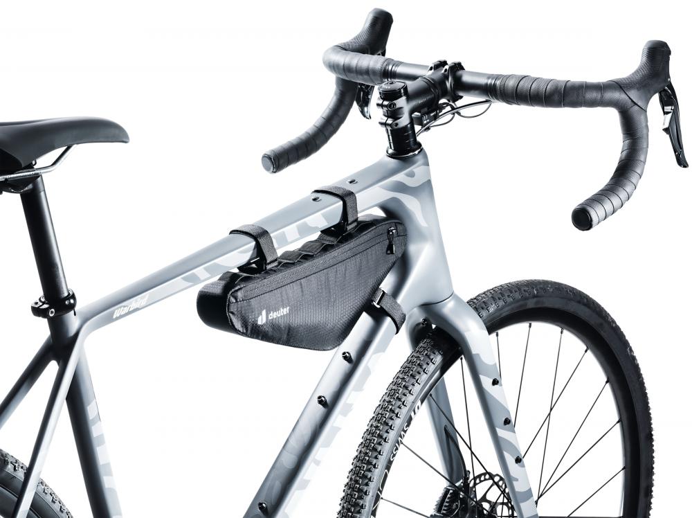 Triangle Front Bag 1.5 Rahmentasche - Leichte Fahrradtasche für Tagesausflüge, Schwarz
