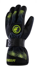 CHIBA Board - wasserdichte Primaloft Radhandschuhe mit Schiene, dk. grau/n, Gr. 6,5