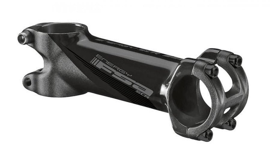 FSA Energy SCR Vorbau +/-6° 31,8 x 80 mm Schwarz - Leichter Aluminium-Vorbau mit semi-innenliegender Kabelführung