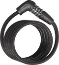 Abus Spiralkabelschloss Numero 5510C Security Level 3 Farbe schwarz Länge 180 cm