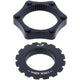 Jagwire Adapter Centerlock auf 6-Loch Standardgröße Schwarz - sicherer Rotor-Adapter