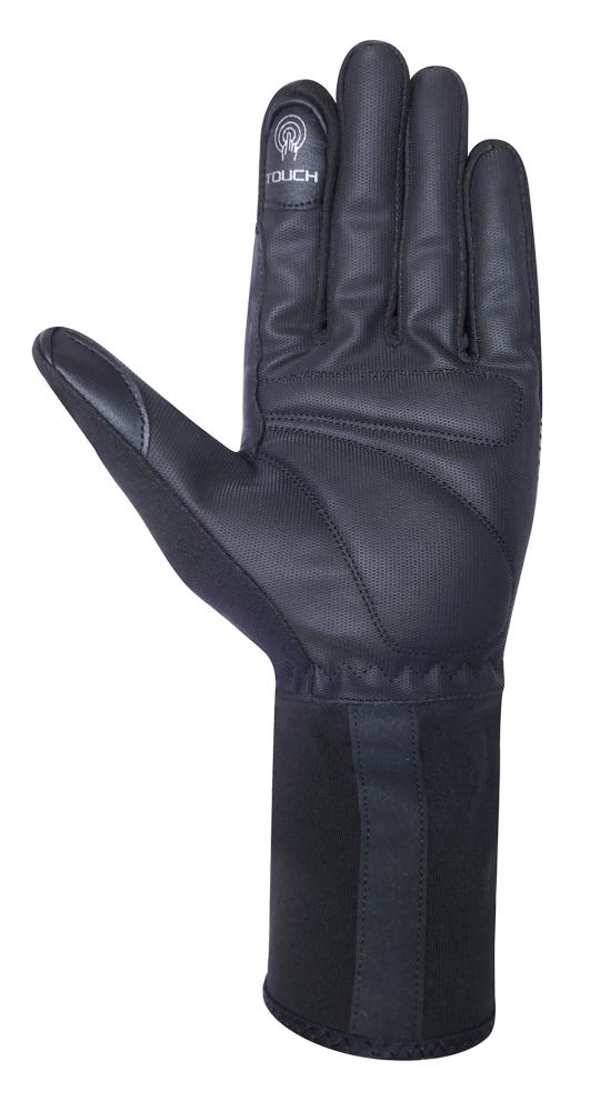 CHIBA Softshell - Radhandschuhe L schwarz, winddicht & atmungsaktiv mit Touchfunktion