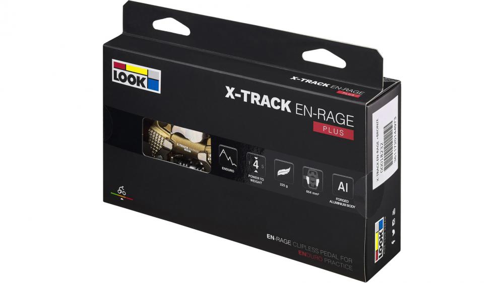 LOOK X-Track EN-Rage Plus Klickpedale bronze, 664 mm² Plattform - Trail & Enduro Pedal mit geschmiedetem Aluminiumgehäuse, SPD kompatibel