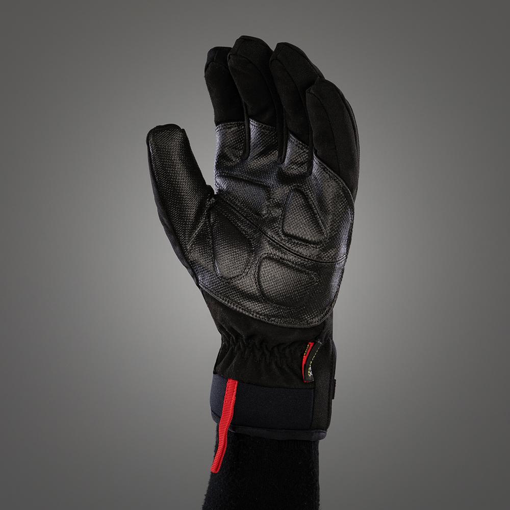 CHIBA Warm Winter - wasserdichte Winter-Radhandschuhe schwarz, Größe L