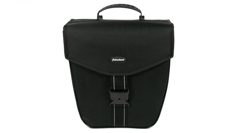 Haberland Einzeltasche 16l Classic schwarz - robuste Gepäckträgertasche für Alltag und Tour