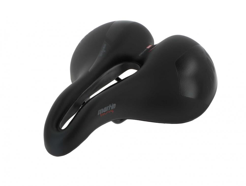Schwarzer Selle SMP Martin Touring Unisex Fahrradsattel, 255x218mm