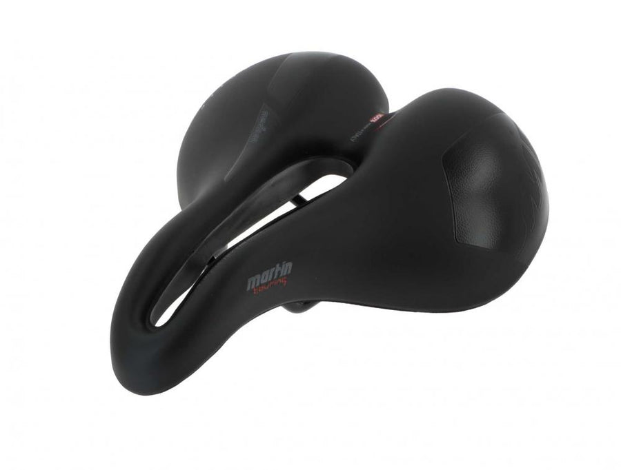 Schwarzer Selle SMP Martin Touring Unisex Fahrradsattel, 255x218mm