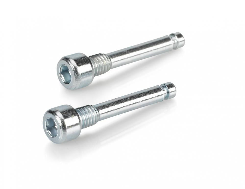 Zwei silberne XLC Befestigungsbolzen M4x22 für Avid Elixir 5/7/9 und Guide Code/Trail Fahrradbremsen.