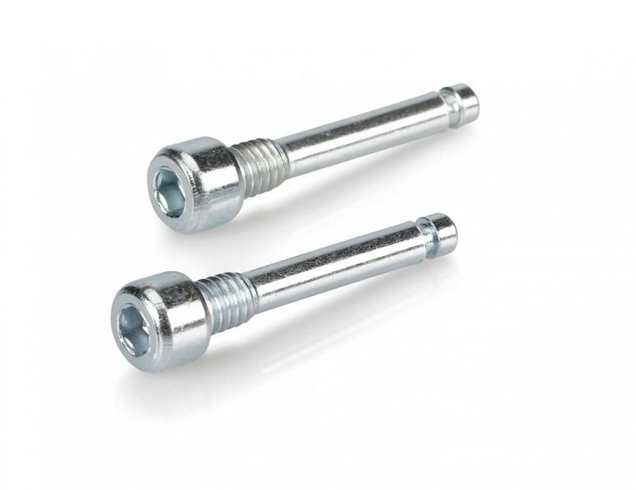 Zwei silberne XLC Befestigungsbolzen M4x22 für Avid Elixir 5/7/9 und Guide Code/Trail Fahrradbremsen.