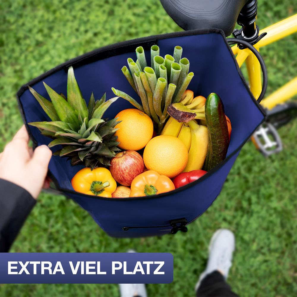 Valkental Gepäckträgertasche ValkBasic blau 28L