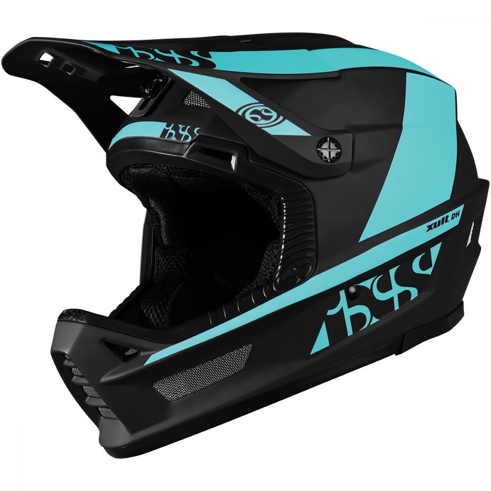 IXS Sports Division iXS Xult DH Helmet S/M Lagoon - Fullface-Helm für Downhill & Bikepark