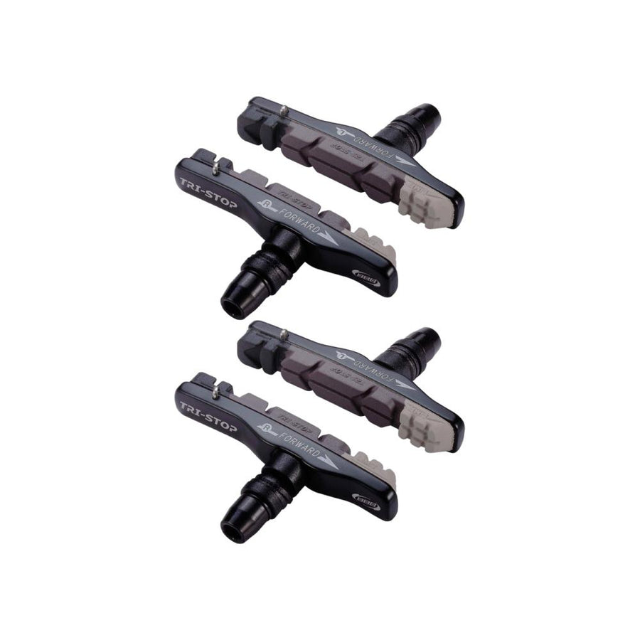 BBB Cycling BBB Bremsschuhe Tri Stop cartridge Standard - maximale Bremsleistung bei jedem Wetter