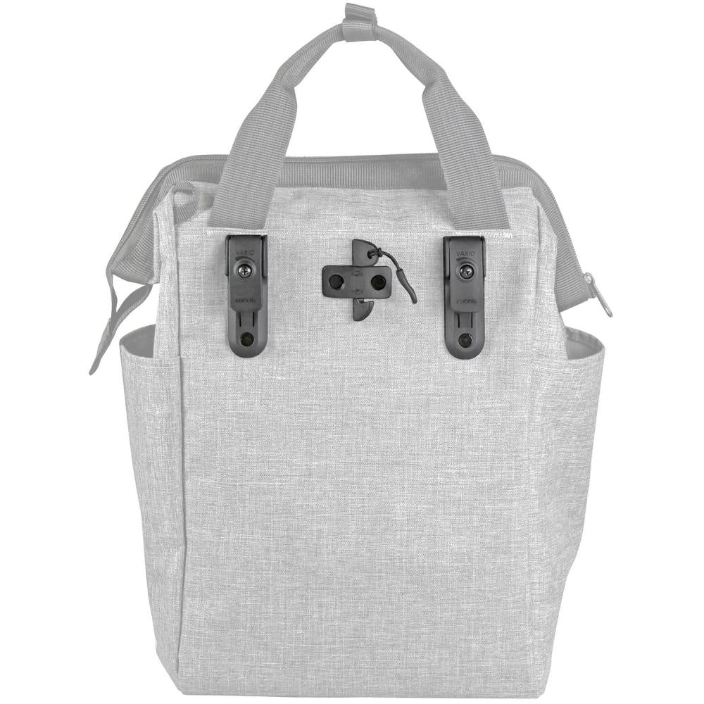 KLICKfix Gepäckträgertasche ROOMY GT twist sky rose Größe 17x25x40cm 12l