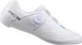 SHIMANO Fahrradschuhe RC503 Herren/Damen Road SPD-SL Fahrradschuhe Größe 48 breit, Weiß