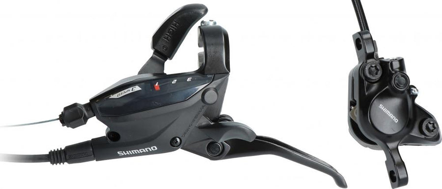 SHIMANO Scheibenbremse EF505/MT200 VR Scheibenbremse - vormontierte Vorderradbremse für Hydrauliksysteme