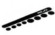 XLC Kettenstrebenschutz-Set CP-N03 carbon schwarz