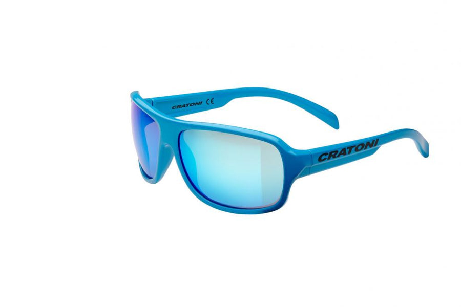 Cratoni Sportbrille C-Ice Jr. Junior blue glossy Größe UNI