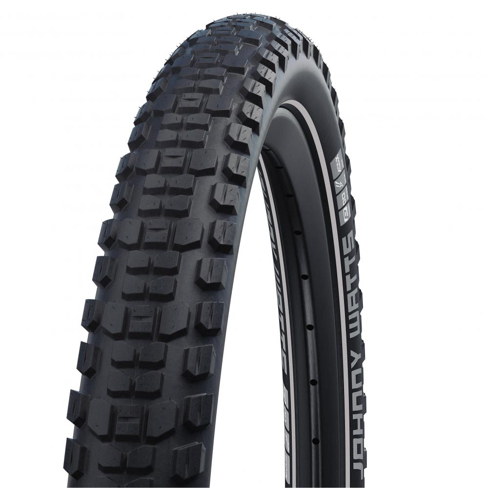 Schwalbe Johnny Watts 27.5x2.60 65-584 E-Bike Reifen mit Reflex - Drahtversion E-50 - Fahrradreifen