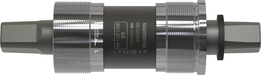 SHIMANO Innenlager UN300 68/123 mm BSA - zuverlässiges Vierkant-Innenlager für Trekking- und Cityräder