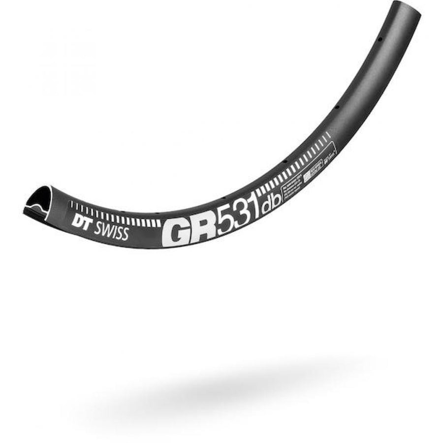 DT Swiss Felge GR 531 Disc 27,5" 24 Loch Schwarz - robuste Gravel- und MTB-Felge