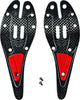 Sidi Sohle SRS Carbon 41-42.5 Schwarz/rot - leichte MTB-Ersatzsohle mit Top-Grip