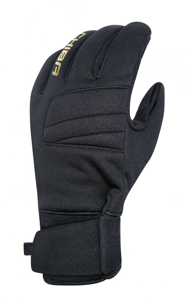 Chiba Handschuhe Classic - Farbe schwarz-gold - Größe M