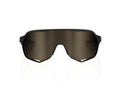 100% S2 - Mirror Lens unis Matte Black - leichte Performance-Sportbrille mit Spiegelglas